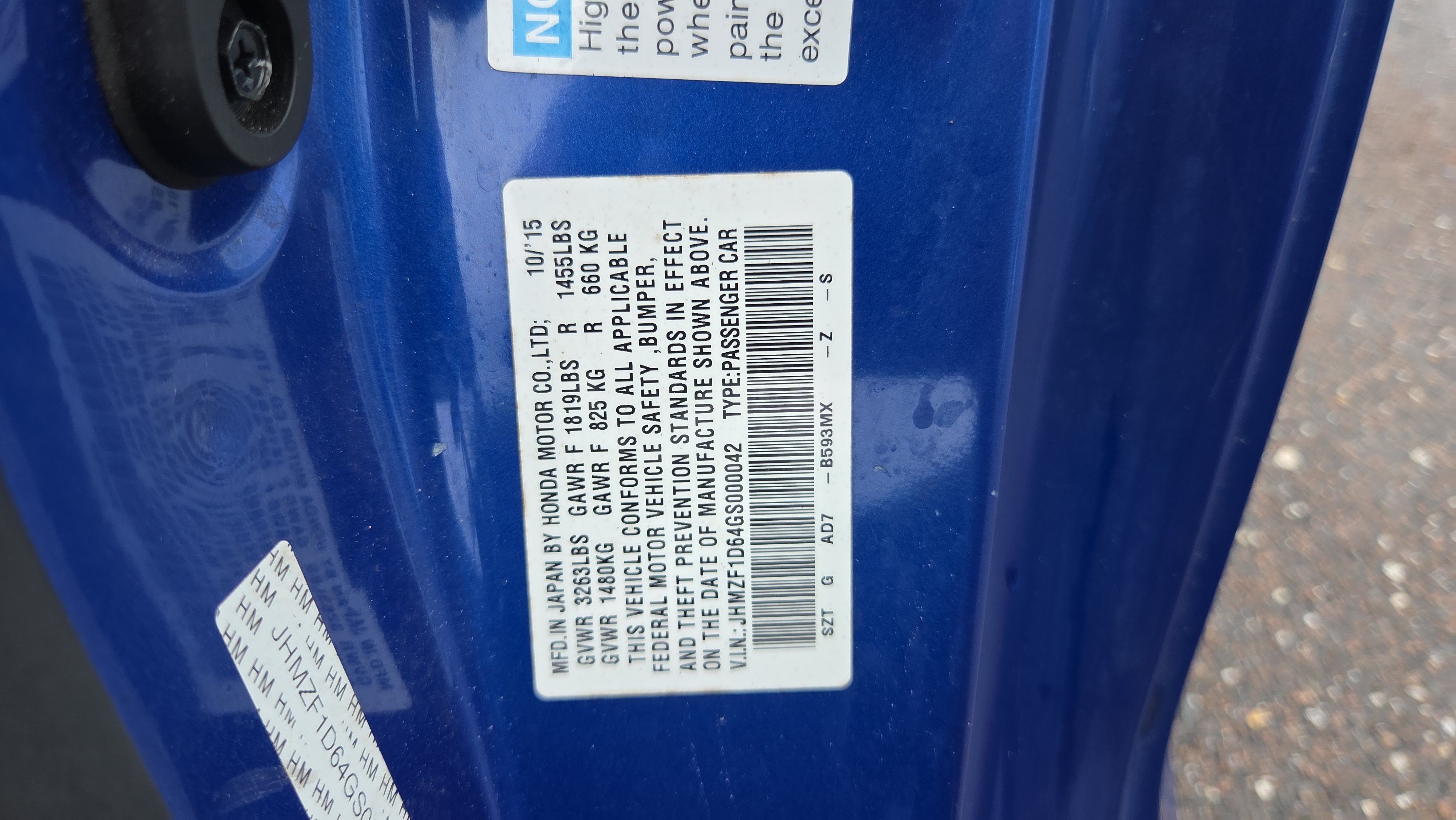 Used 2016 Honda CR-Z EX image 14