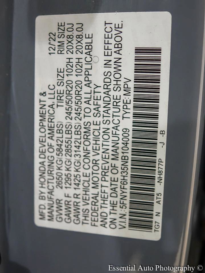 Used 2022 Honda Pilot Sport image 36