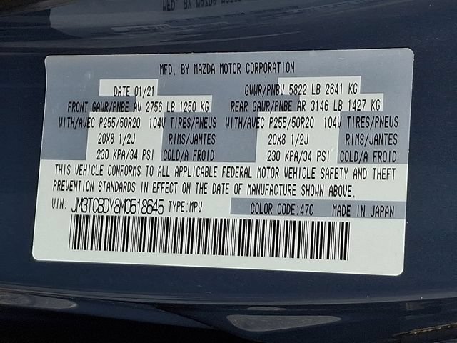 Used 2021 MAZDA CX-9 Carbon Edition AWD/4WD image 29