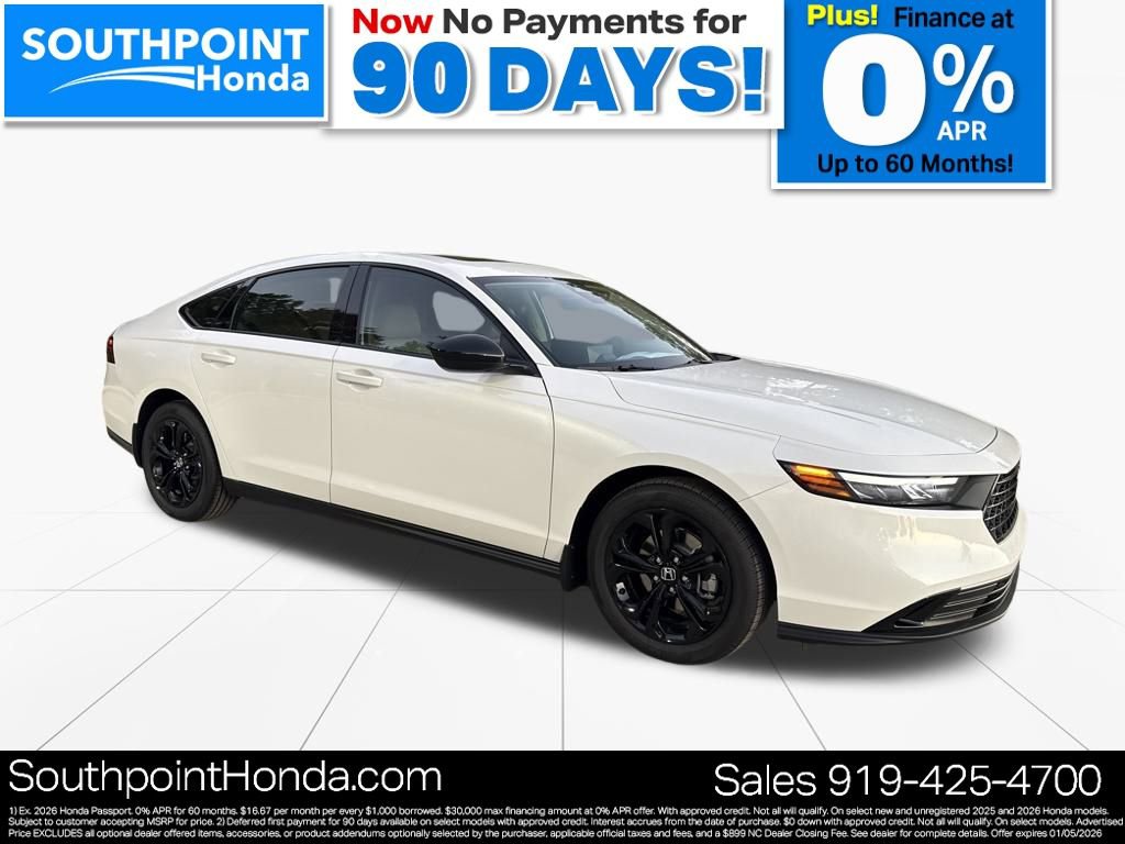New 2025 Honda Accord SE image 1