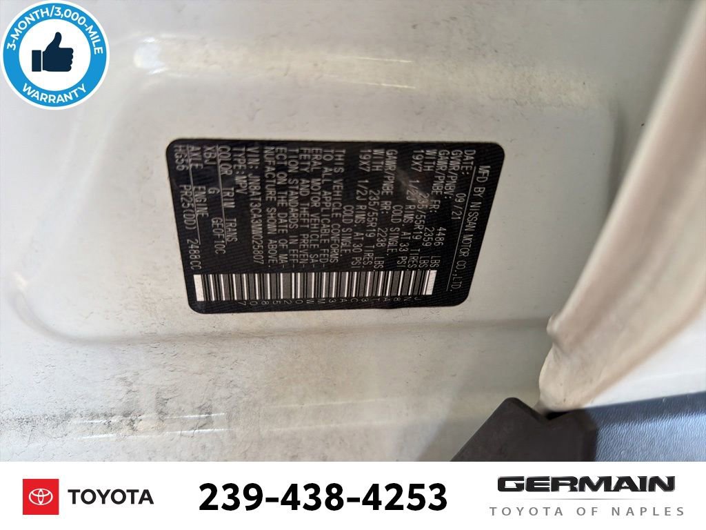 Used 2021 Nissan Rogue SL w/ Premium Package FWD image 21