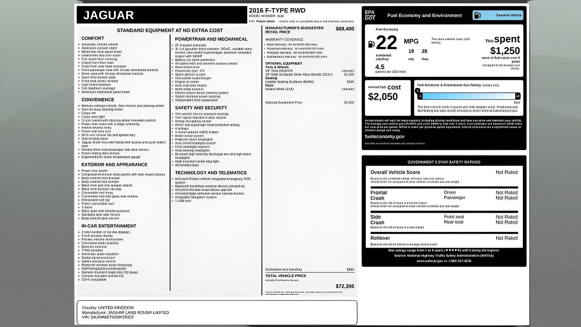 Used 2016 Jaguar F-TYPE Convertible image 24
