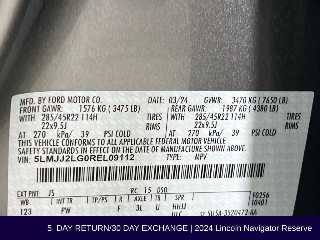 Used 2024 Lincoln Navigator Reserve AWD/4WD image 39