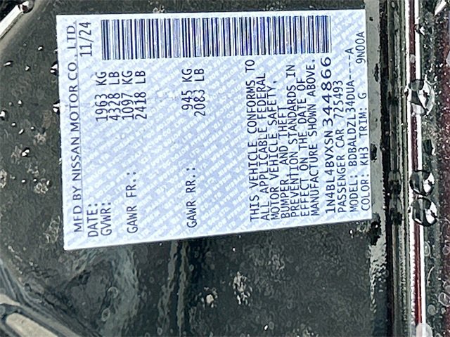 New 2025 Nissan Altima 2.5 S image 19