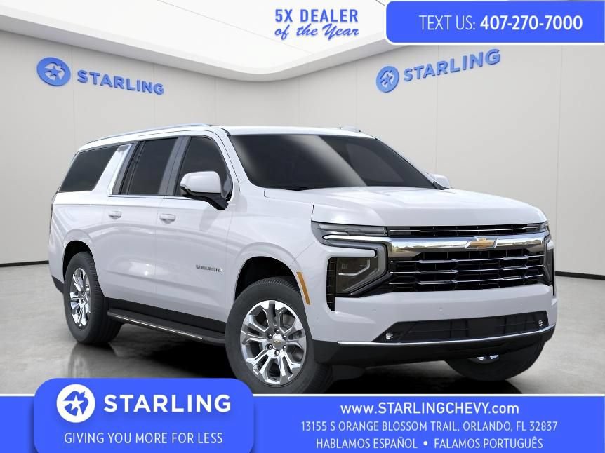 Used 2025 Chevrolet Suburban LT w/ Comfort Package RWD image 1