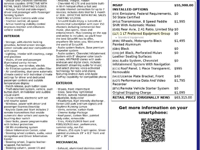 Used 2019 Chevrolet Corvette Stingray Coupe w/ 1LT image 5