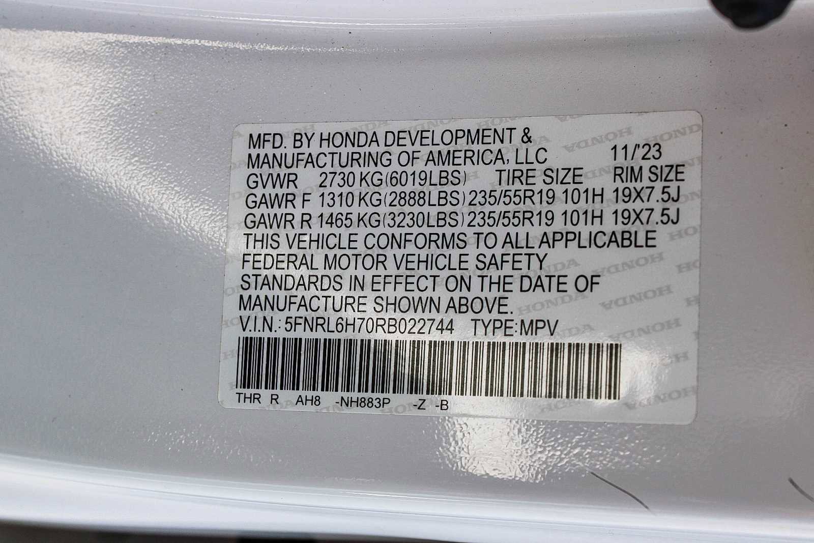 Certified 2024 Honda Odyssey Sport image 28