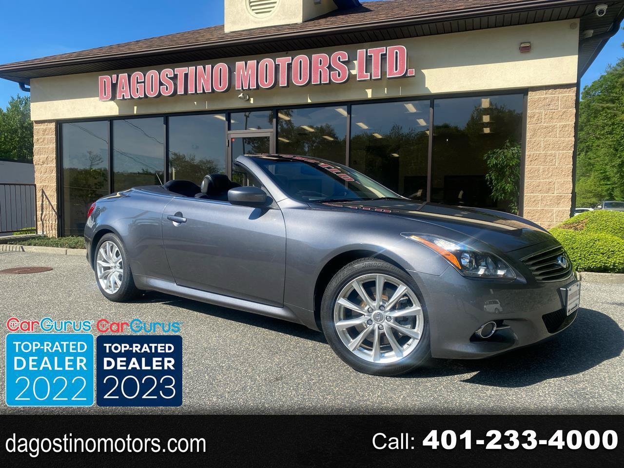 Used 2013 INFINITI G37 Convertible w/ Premium Pkg RWD image 1