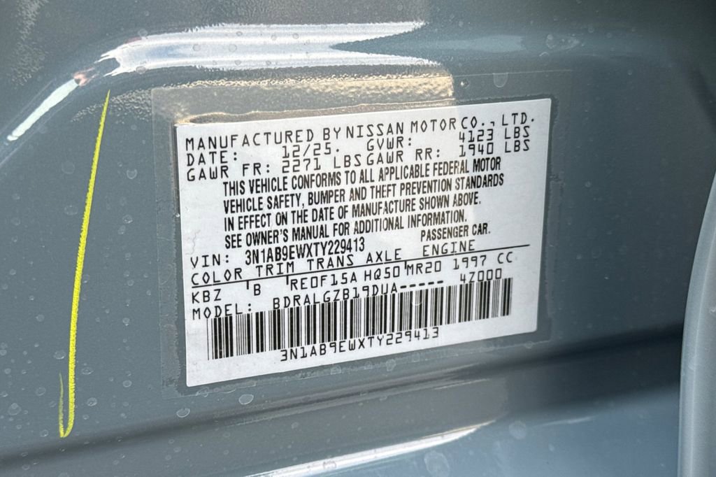 New 2026 Nissan Sentra SL w/ Floor Mat Package image 26