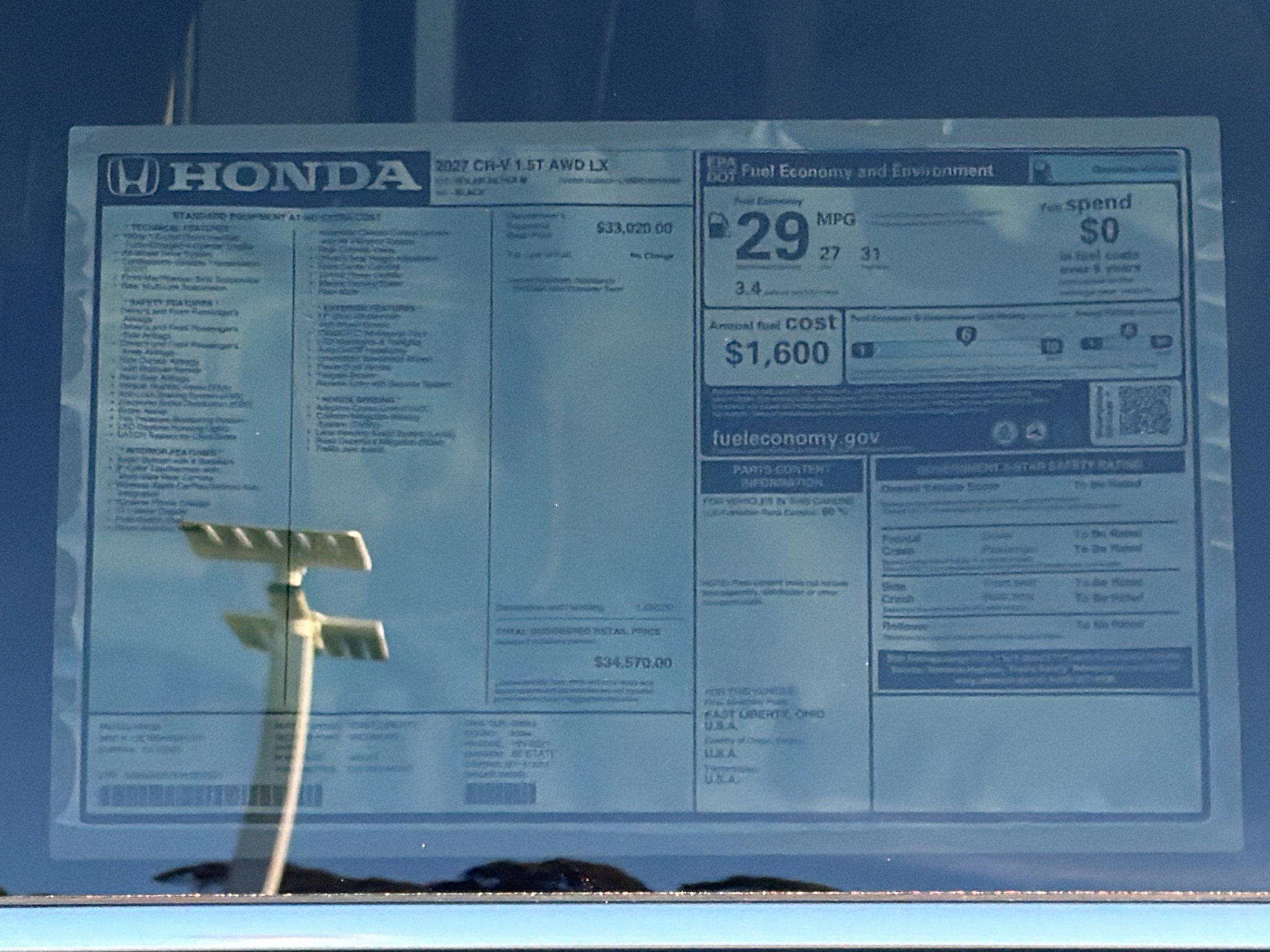 New 2027 Honda CR-V LX image 21
