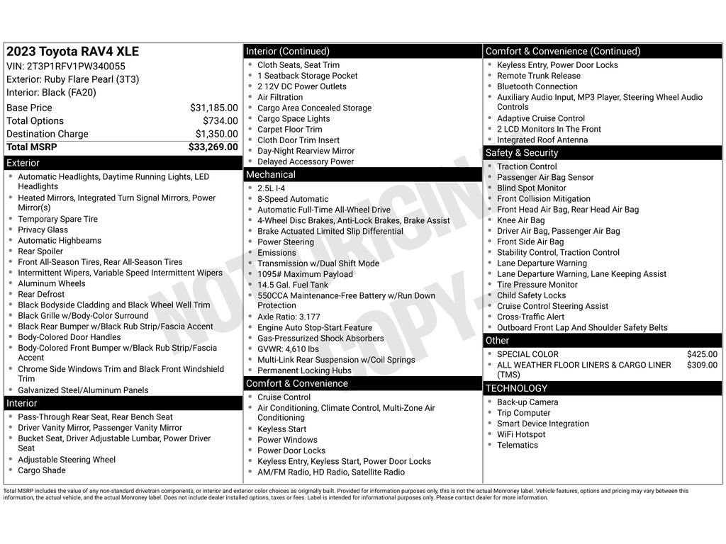 Used 2023 Toyota RAV4 XLE image 3