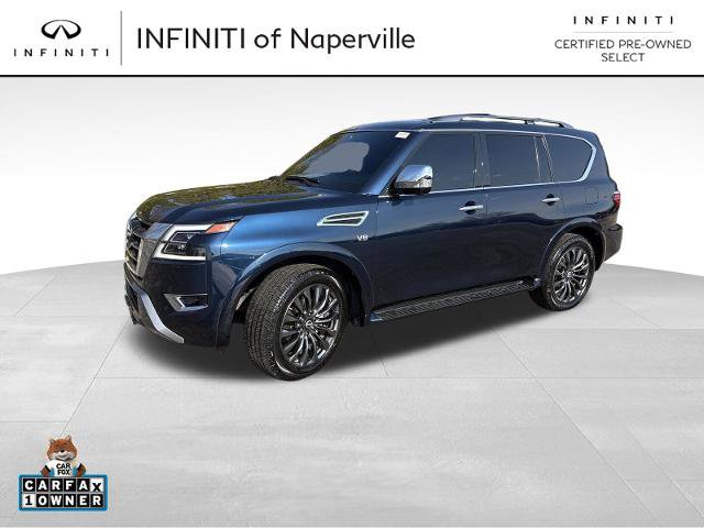 Used 2022 Nissan Armada Platinum w/ Captain's Chairs Package image 1