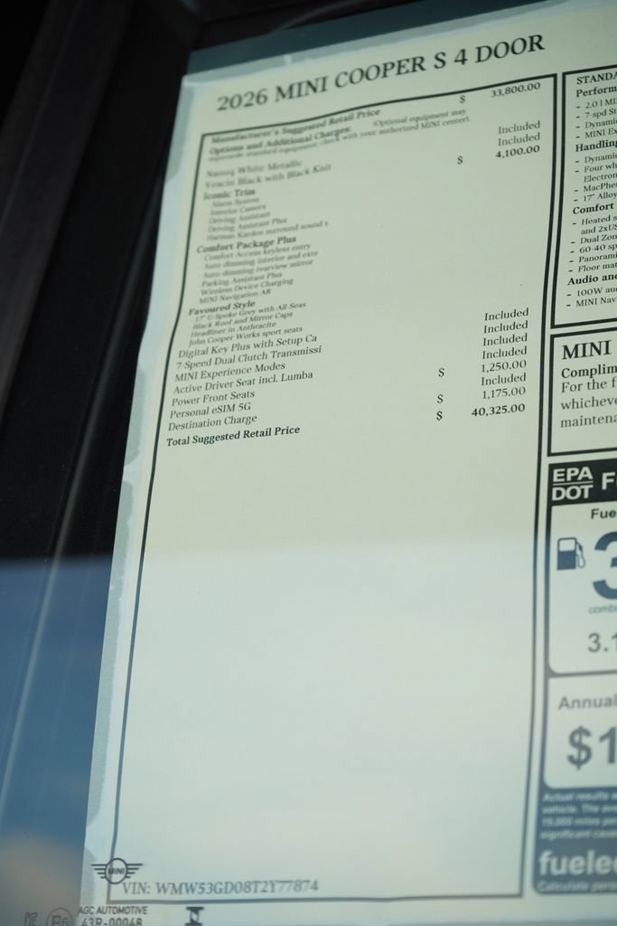 New 2026 MINI Cooper S FWD image 6