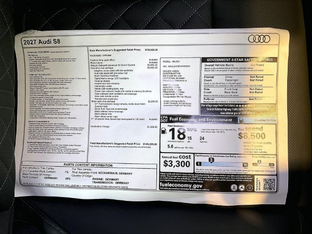 New 2027 Audi S8 AWD/4WD image 13