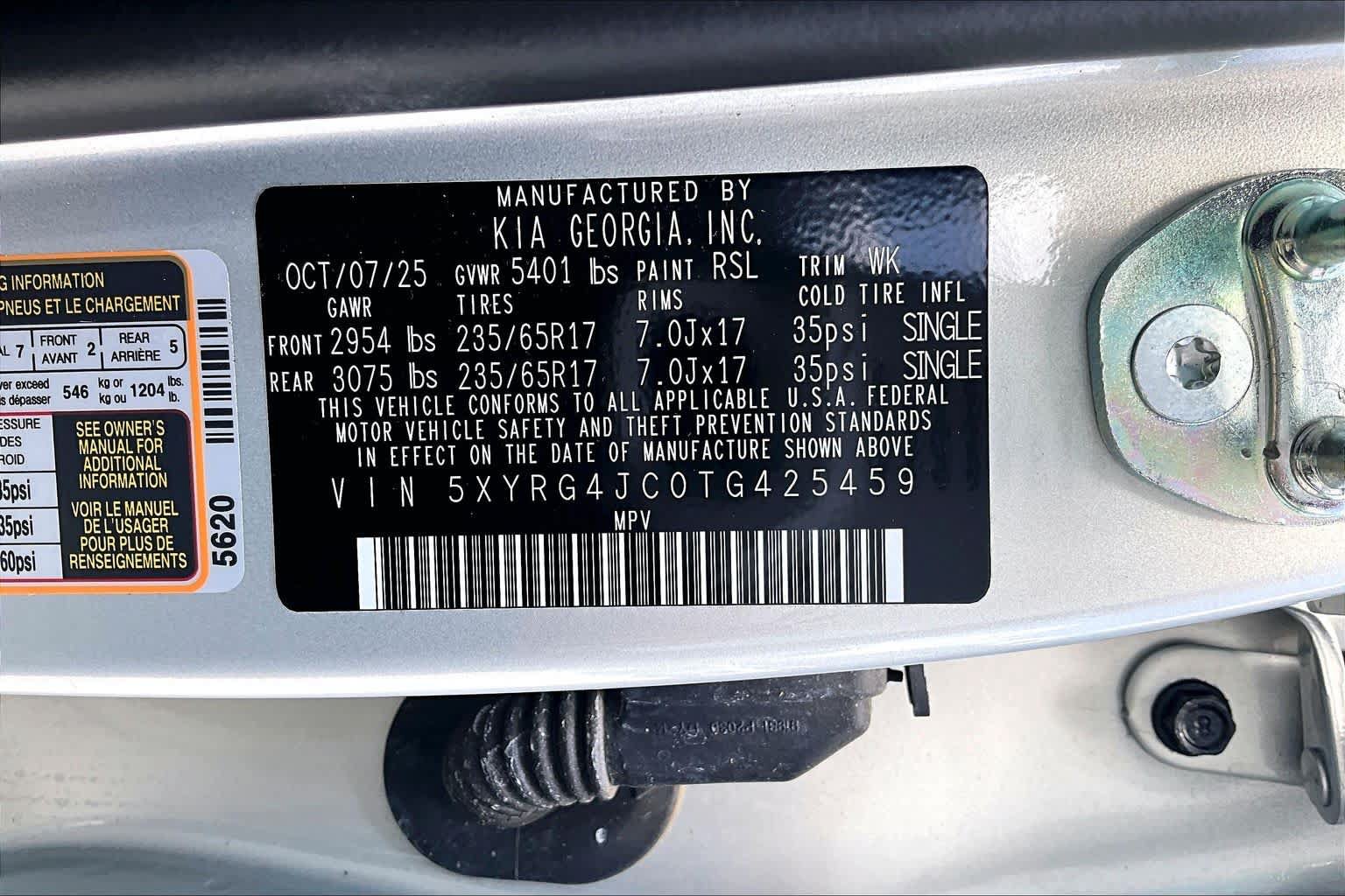 Certified 2026 Kia Sorento LX FWD image 30