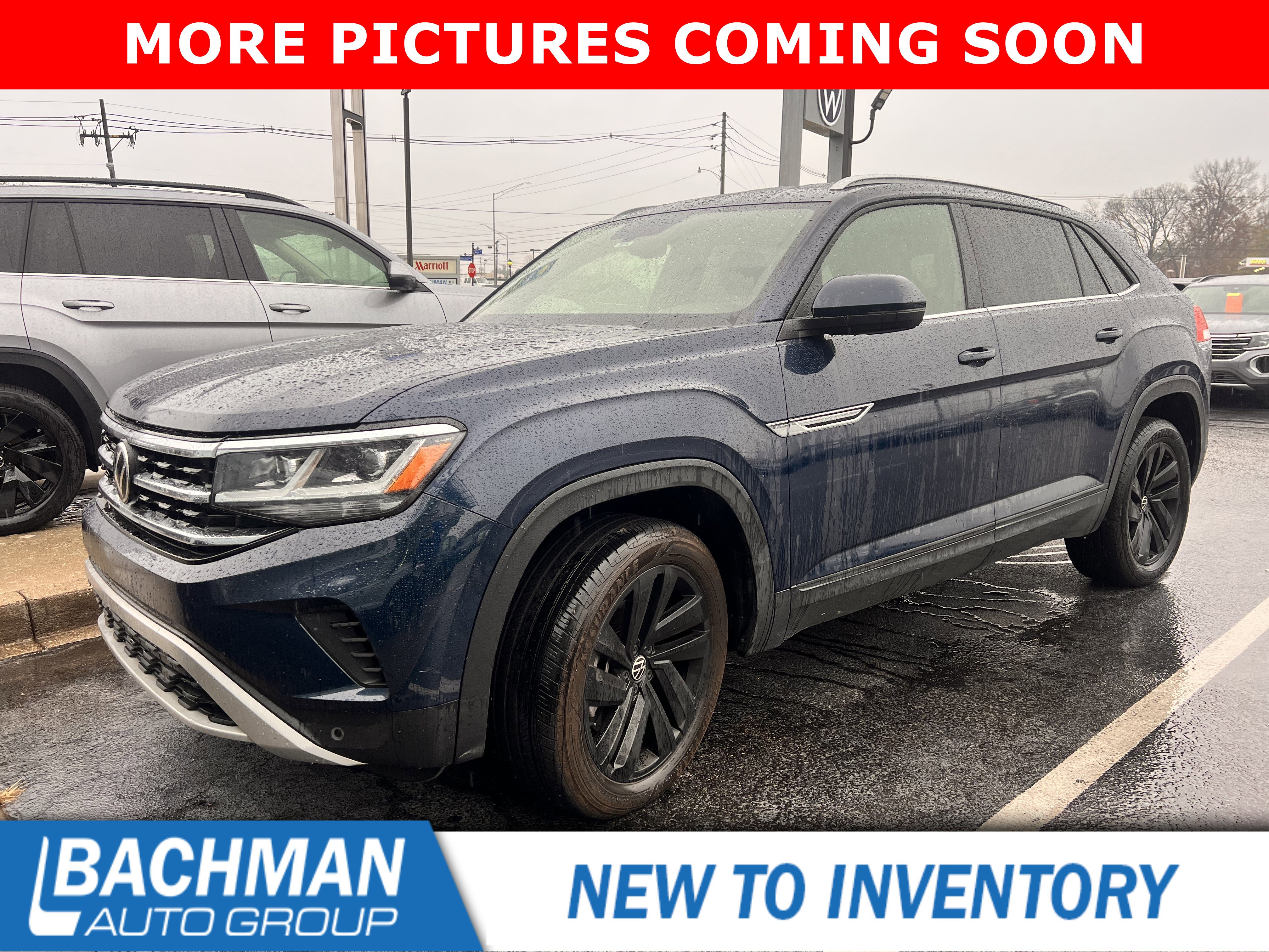Used 2022 Volkswagen Atlas Cross Sport SE w/ Black Wheel Package