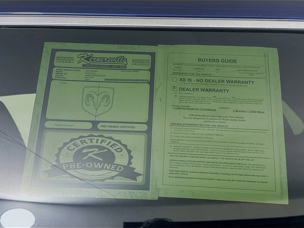 Used 2024 Nissan Rogue SV image 37