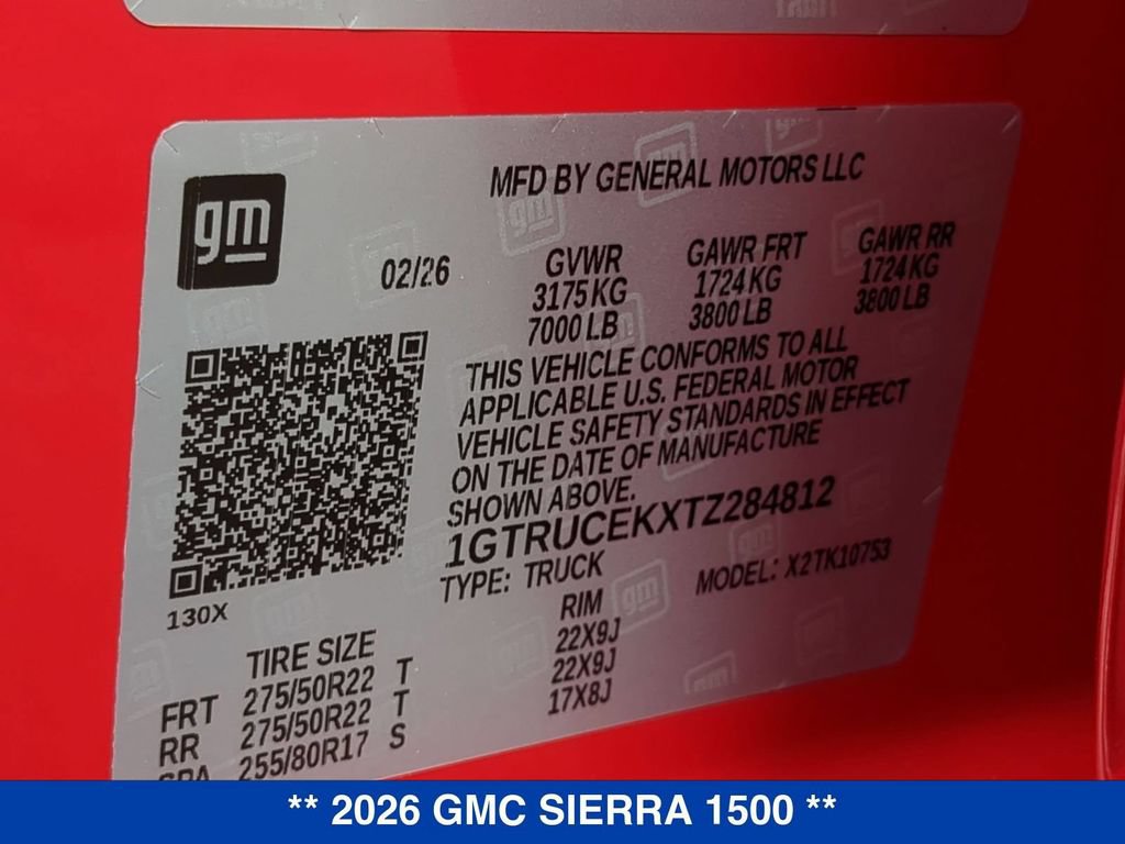 New 2026 GMC Sierra 1500 Elevation w/ Elevation Select Package AWD/4WD image 43