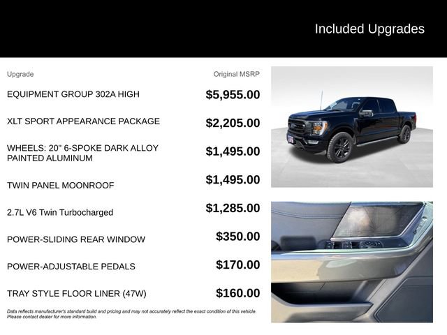 Used 2022 Ford F150 XLT w/ Equipment Group 302A High AWD/4WD image 5