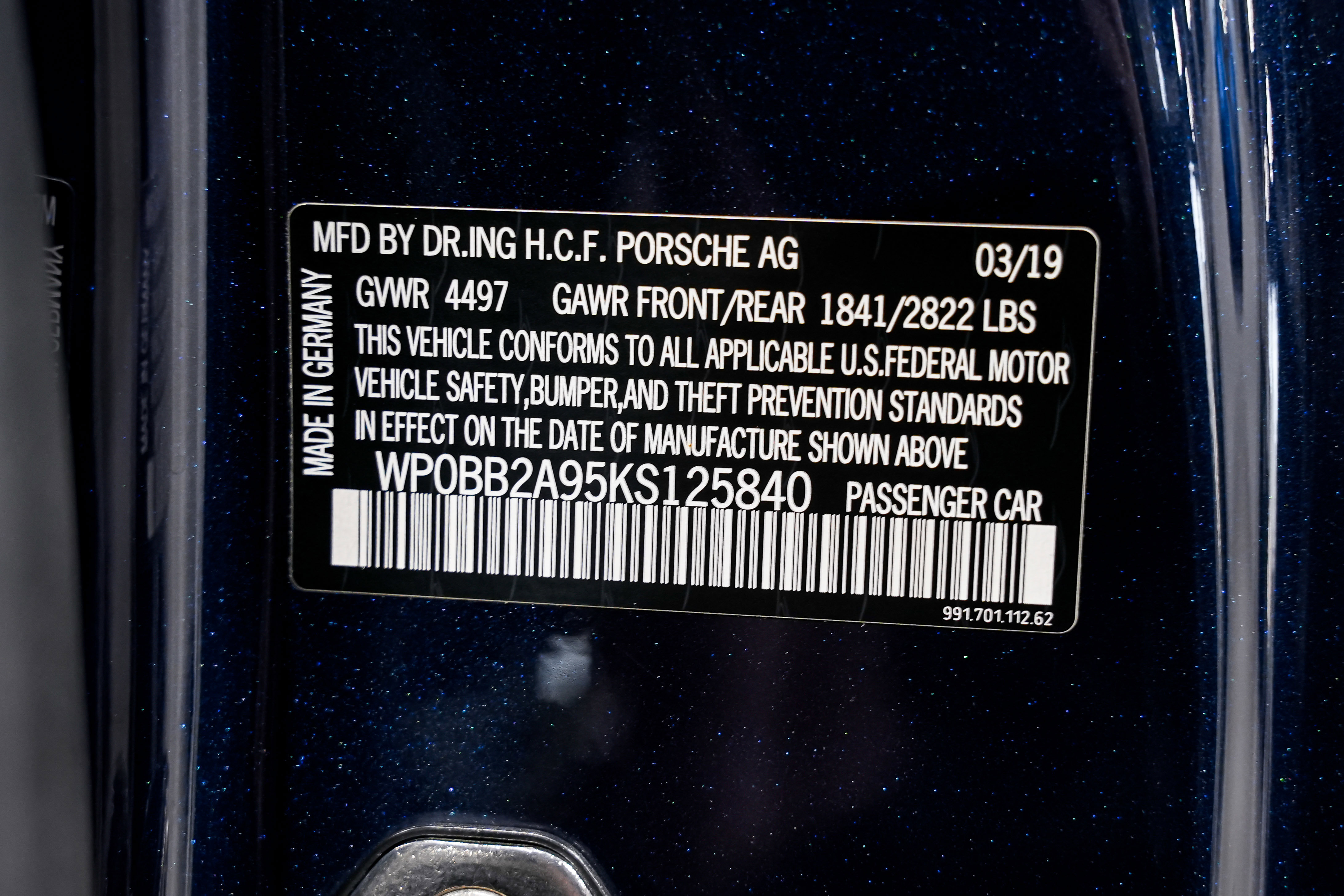 Used 2019 Porsche 911 Targa 4 GTS image 47