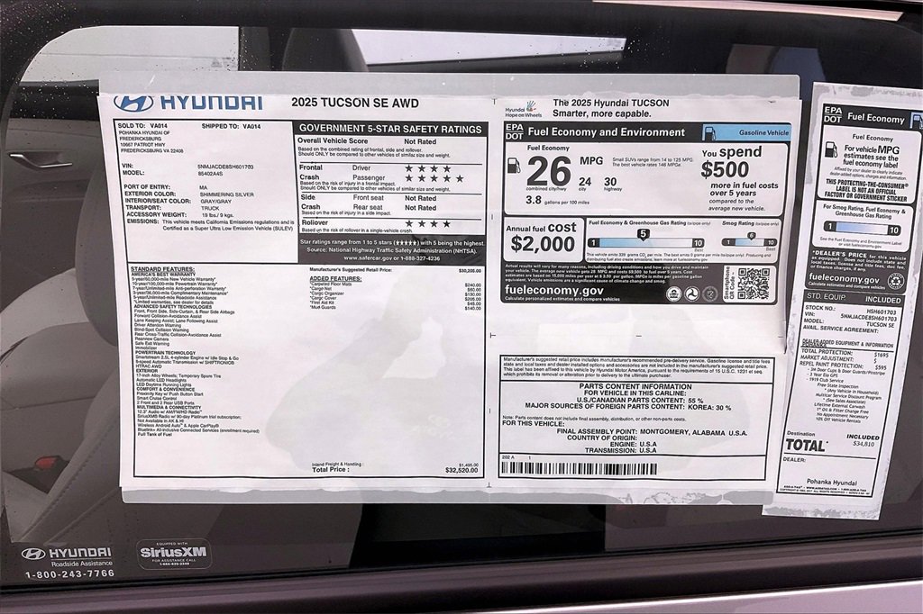 New 2025 Hyundai Tucson SE image 14