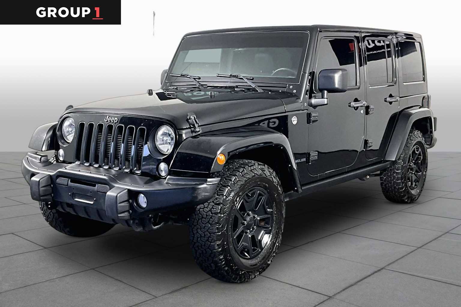 Used 2016 Jeep Wrangler Unlimited Sahara AWD/4WD image 1