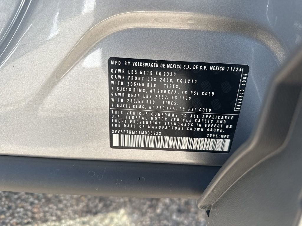 New 2026 Volkswagen Tiguan S image 28