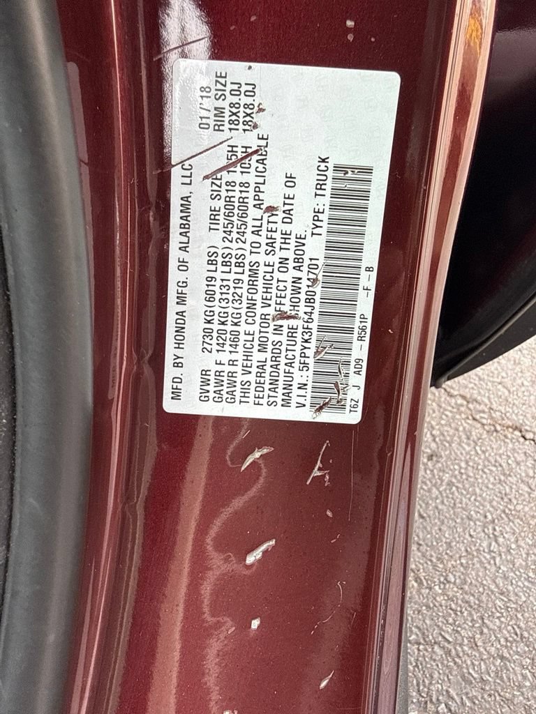 Used 2018 Honda Ridgeline RTL-T image 53