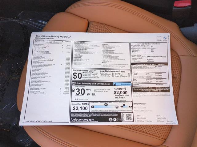 New 2026 BMW 230i Coupe w/ Convenience Package RWD image 19