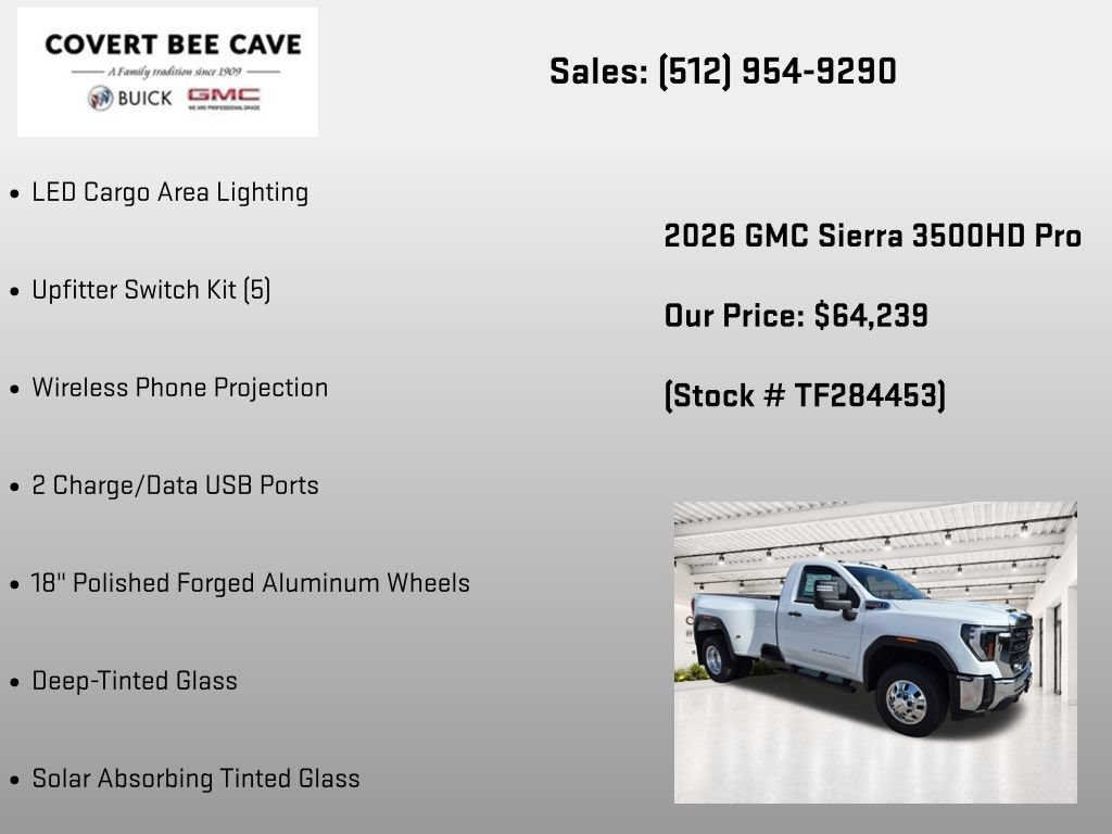 New 2026 GMC Sierra 3500 Pro AWD/4WD image 25