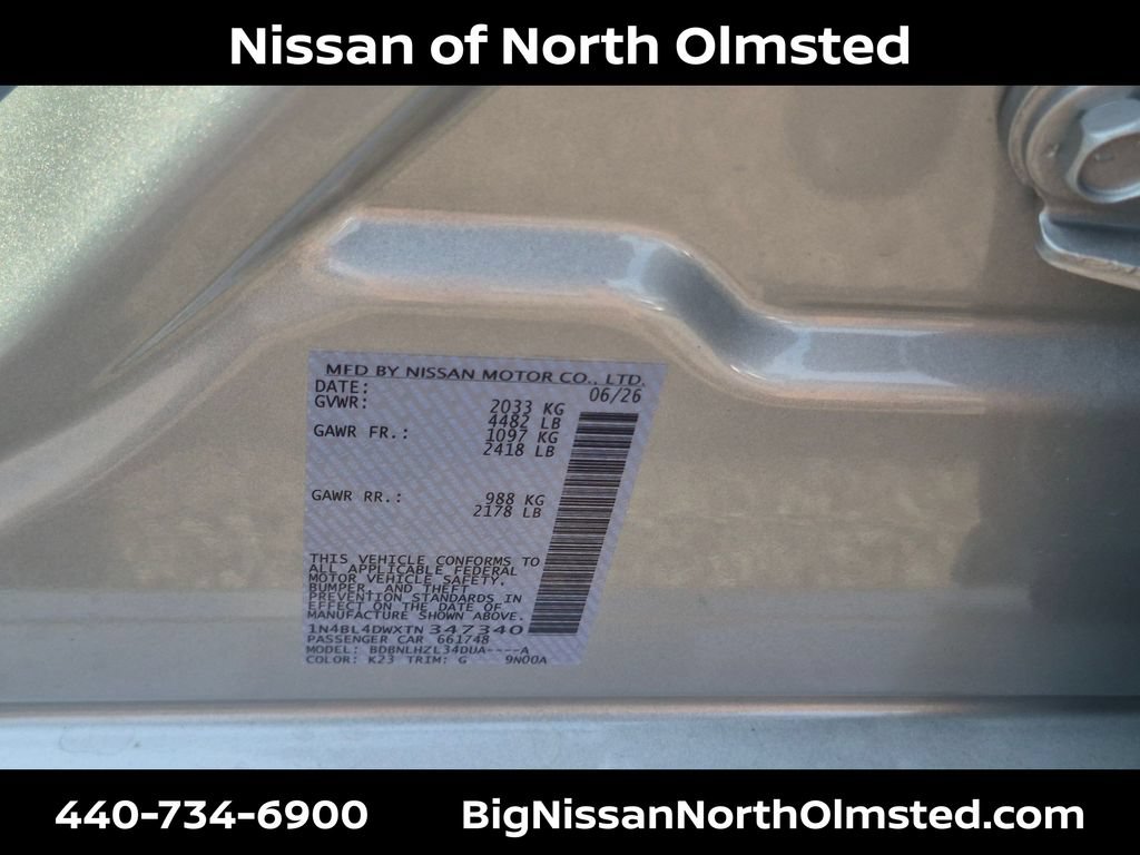 New 2026 Nissan Altima 2.5 SV AWD/4WD image 19