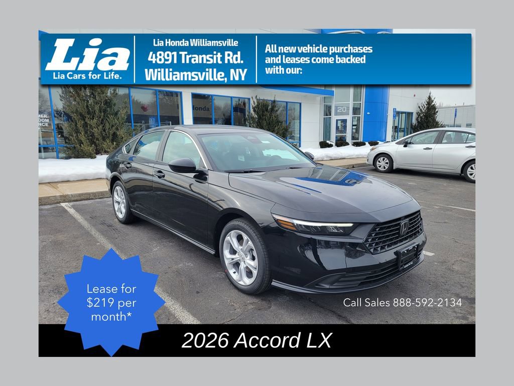New 2026 Honda Accord LX