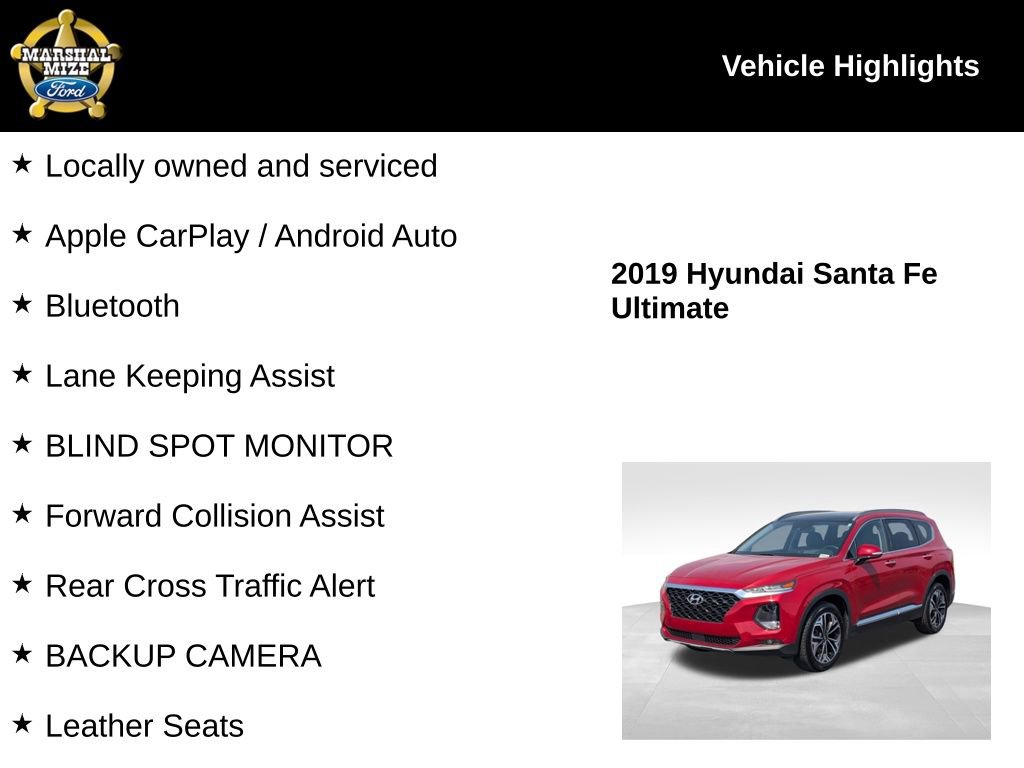 Used 2019 Hyundai Santa Fe AWD image 2
