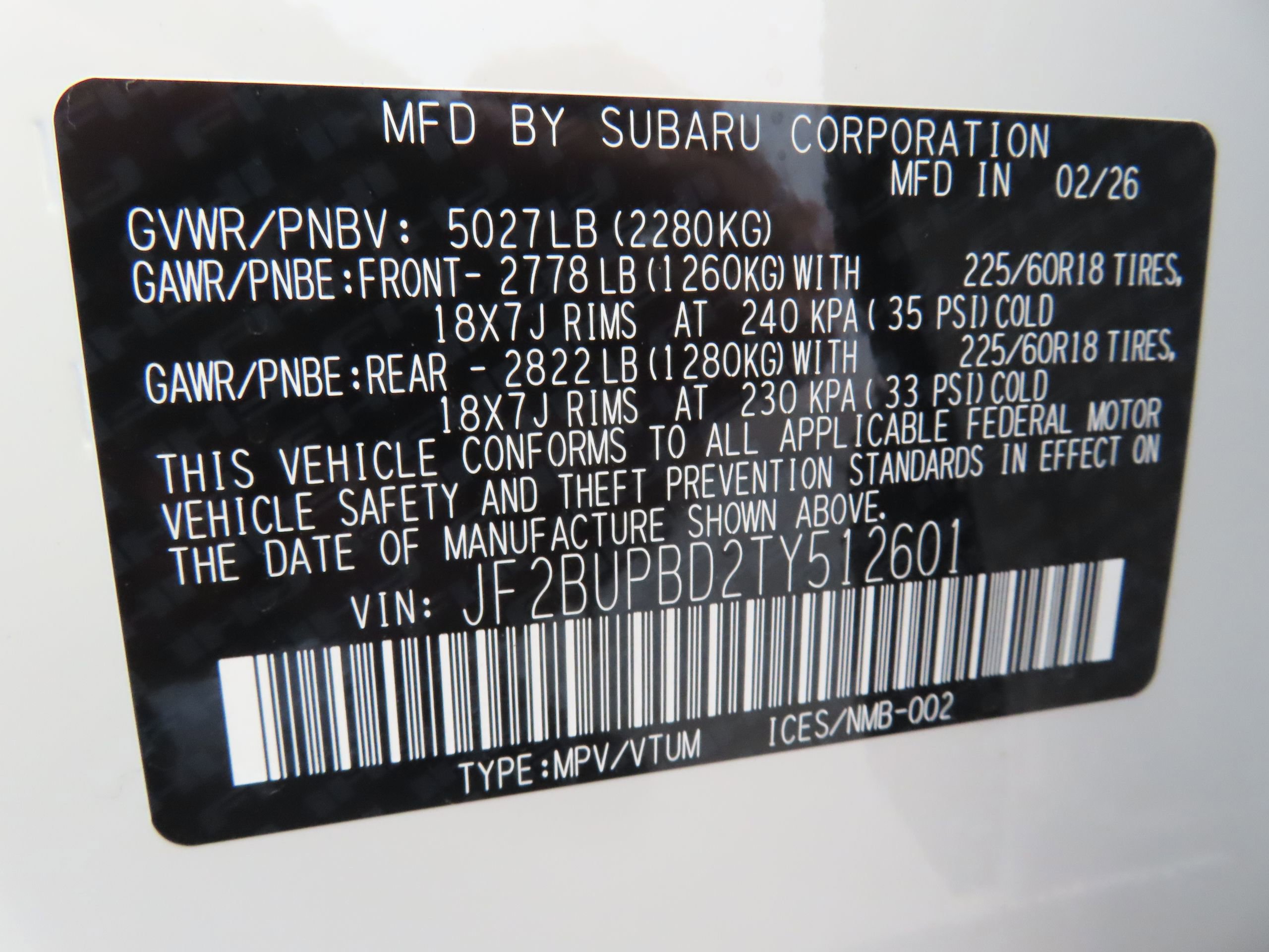 New 2026 Subaru Outback Premium image 30