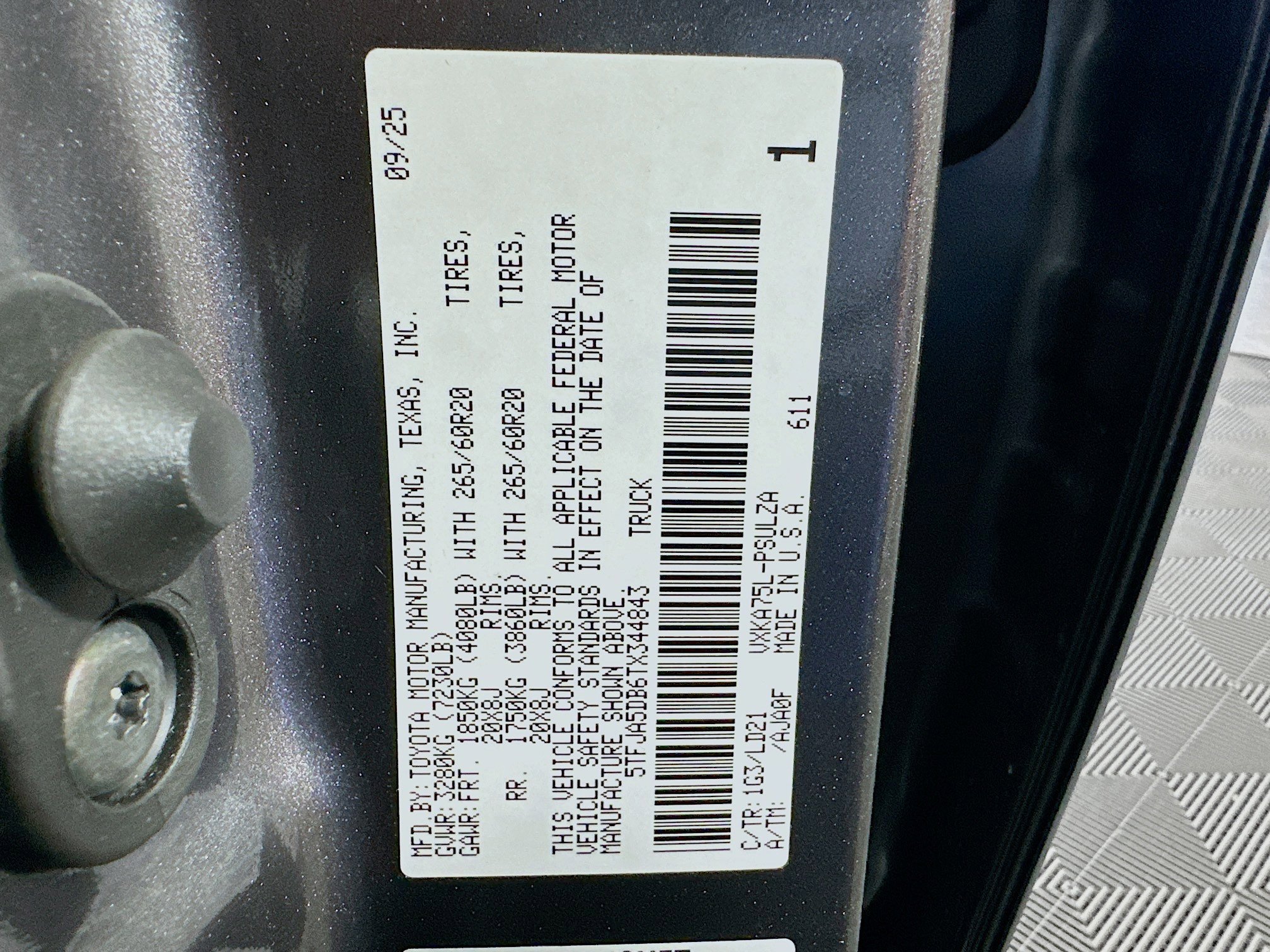 New 2026 Toyota Tundra Limited image 12