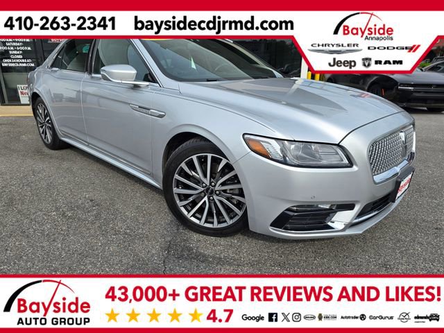 Used 2019 Lincoln Continental Select w/ Continental Climate Package