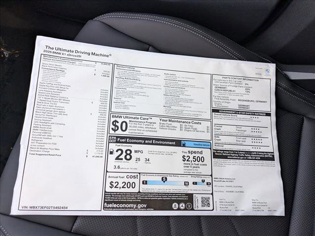 New 2026 BMW X1 xDrive28i w/ Convenience Package image 18