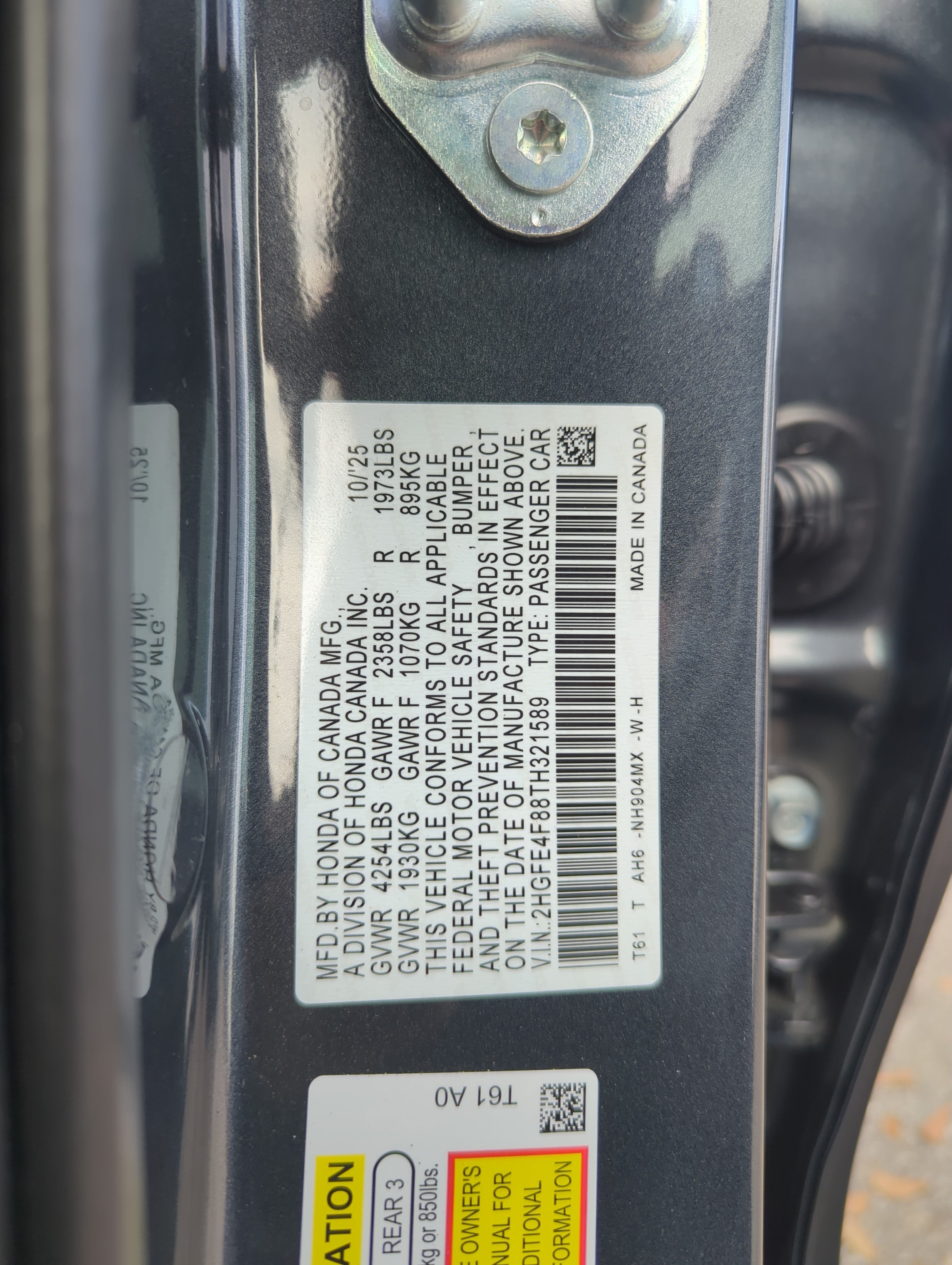 Certified 2026 Honda Civic Sport image 31
