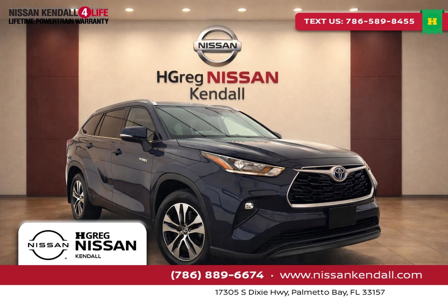 Used 2021 Toyota Highlander XLE FWD image 1