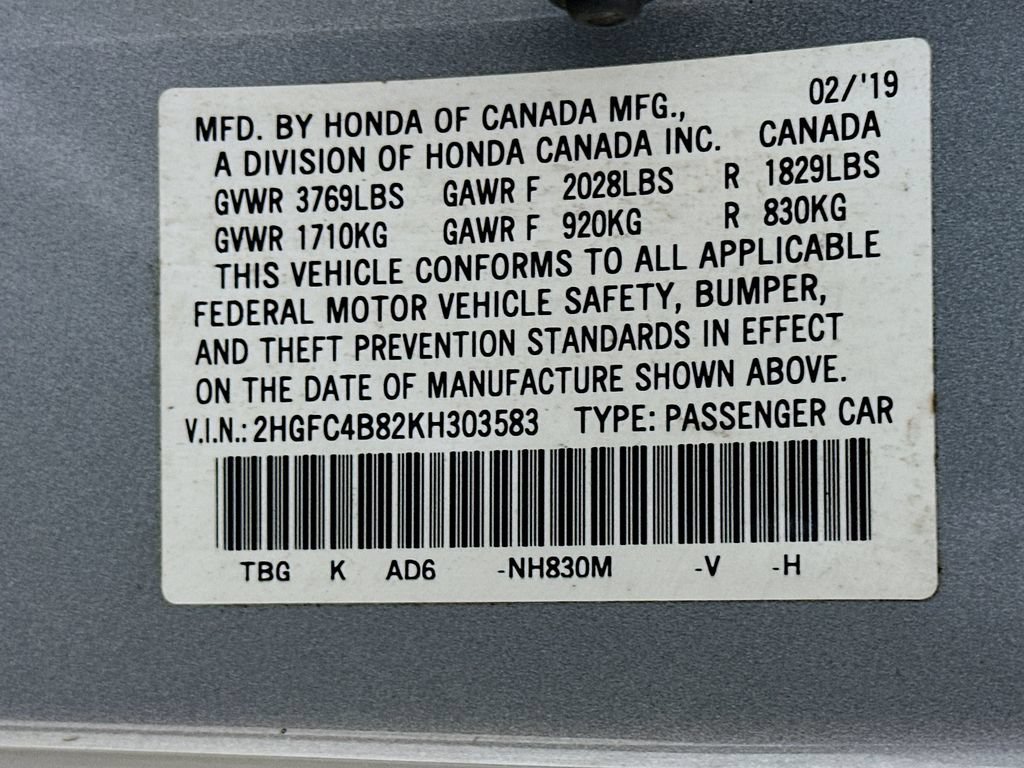 Used 2019 Honda Civic Sport image 35