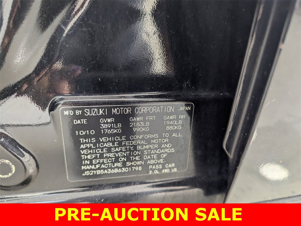 Used 2011 Suzuki SX4 AWD Hatchback image 27