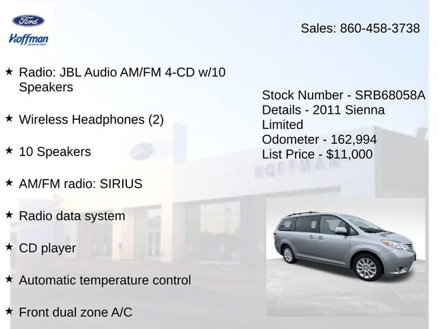 Used 2011 Toyota Sienna Limited w/ Premium Pkg image 15