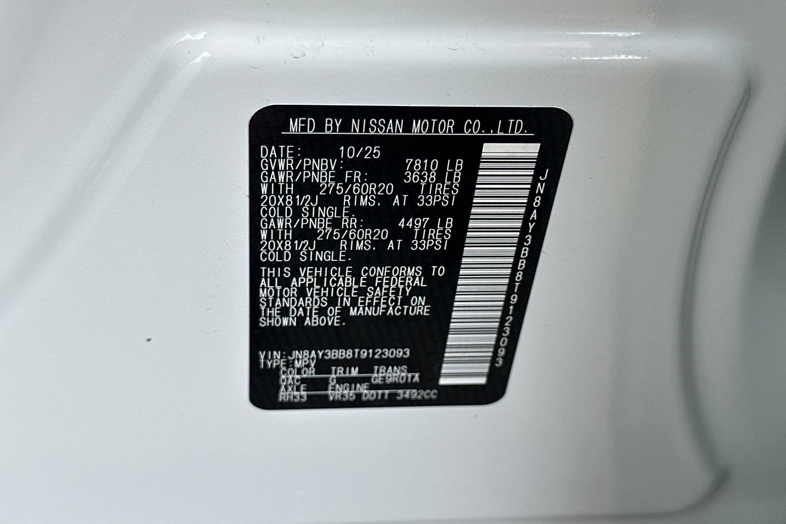 New 2026 Nissan Armada SL w/ Captain's Chari Seat Package image 23