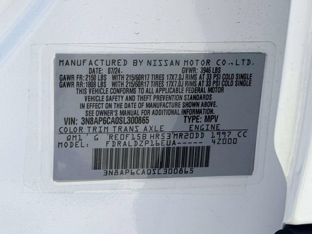 Certified 2025 Nissan Kicks SV FWD image 24