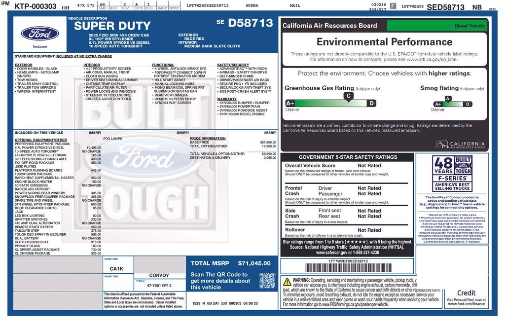 New 2025 Ford F250 XL w/ XL Driver Assist Package image 34