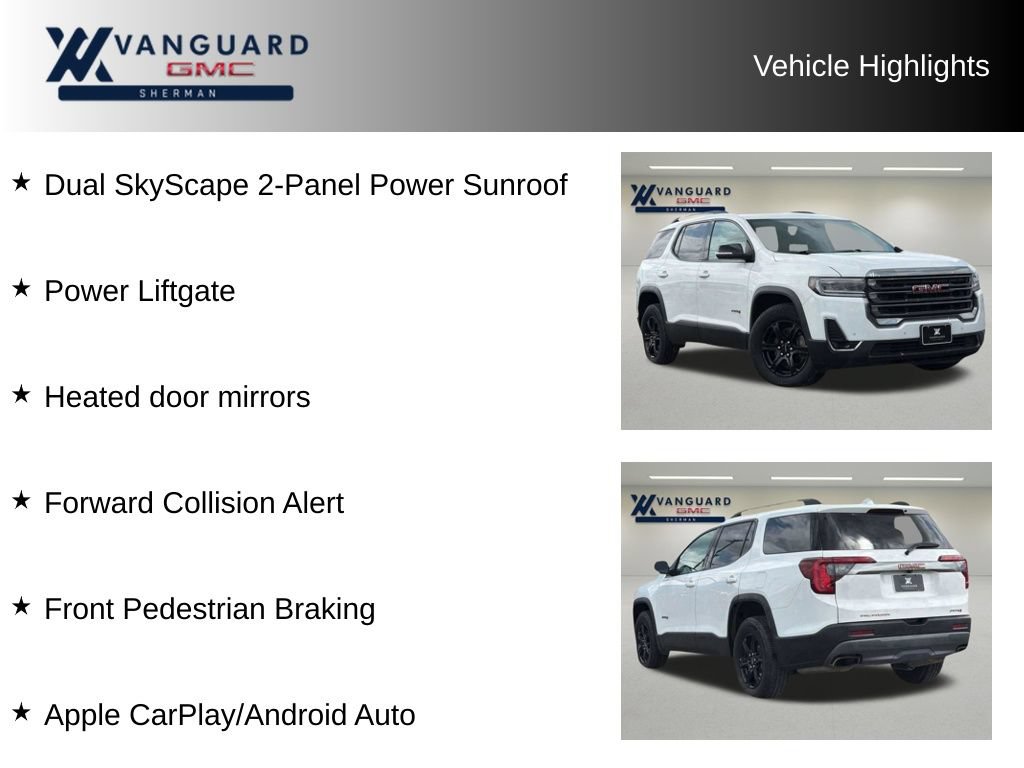 Used 2020 GMC Acadia AT4 w/ Driver Alert Package II AWD/4WD image 11