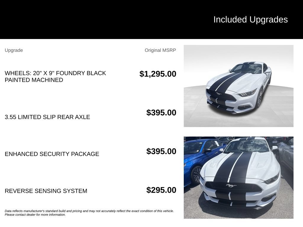 Used 2016 Ford Mustang GT Premium w/ Enhanced Security Package RWD image 2
