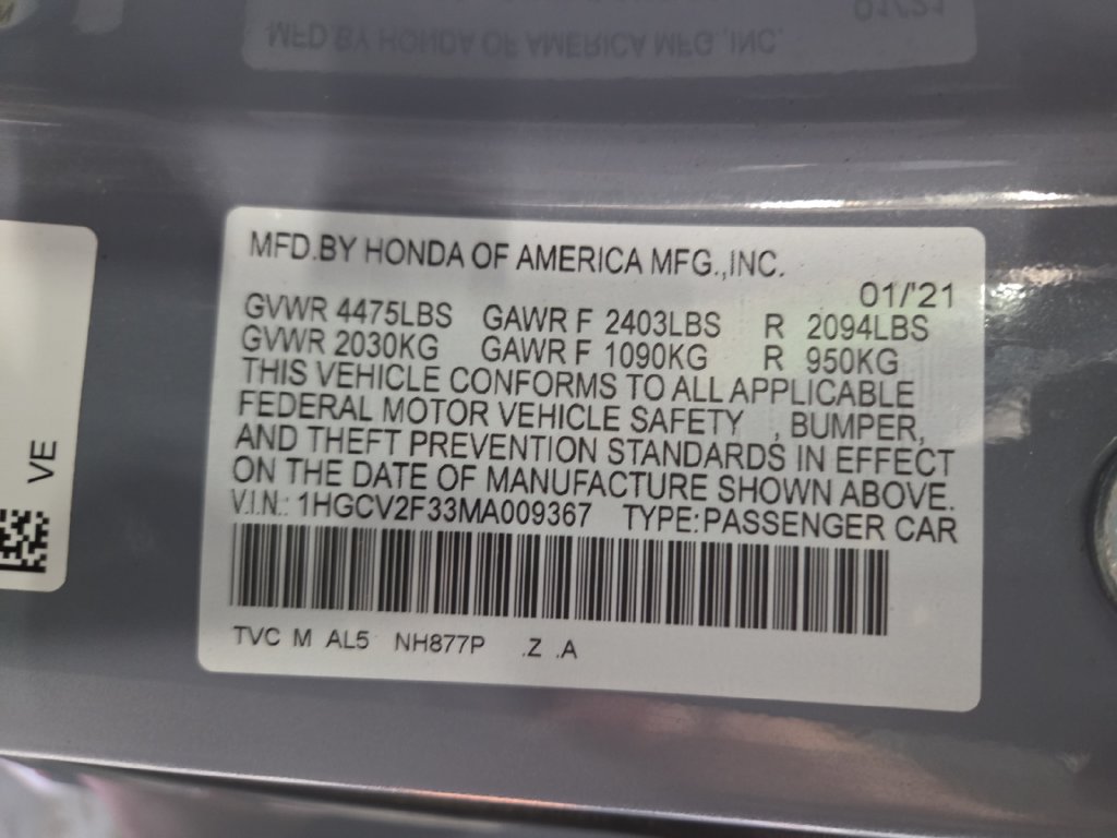 Used 2021 Honda Accord Sport image 34