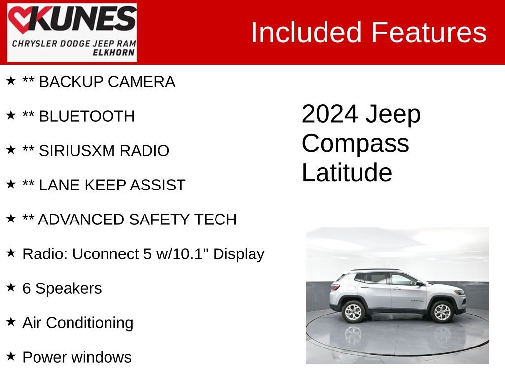 Used 2024 Jeep Compass Latitude image 3