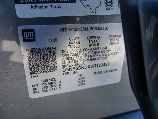 New 2027 Chevrolet Tahoe Premier w/ Sun And Tow Package AWD/4WD image 32